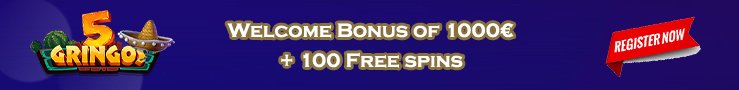 5Gringos Casino Welcome Bonus