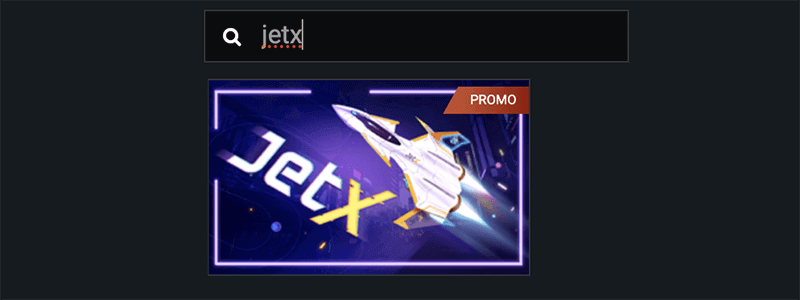 Как найти JetX в 1xBet Casino