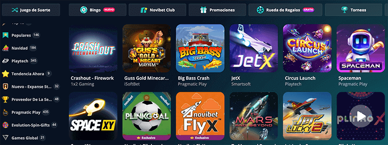 Cómo encontrar JetX en Novibet Cómo encontrar JetX en Novibet