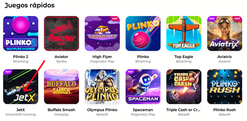 Jak znaleźć JetX w Verde Casino Jak znaleźć JetX w Verde Casino