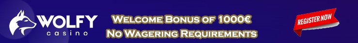 Wolfy Casino Welcome Bonus 